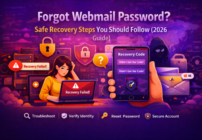 Forgot Webmail Password? Safe Recovery Steps You Should Follow 2026
