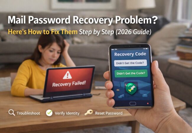 Mail Password Recovery Problem? Here’s How to Fix Them Step by Step (2026 Guide)
